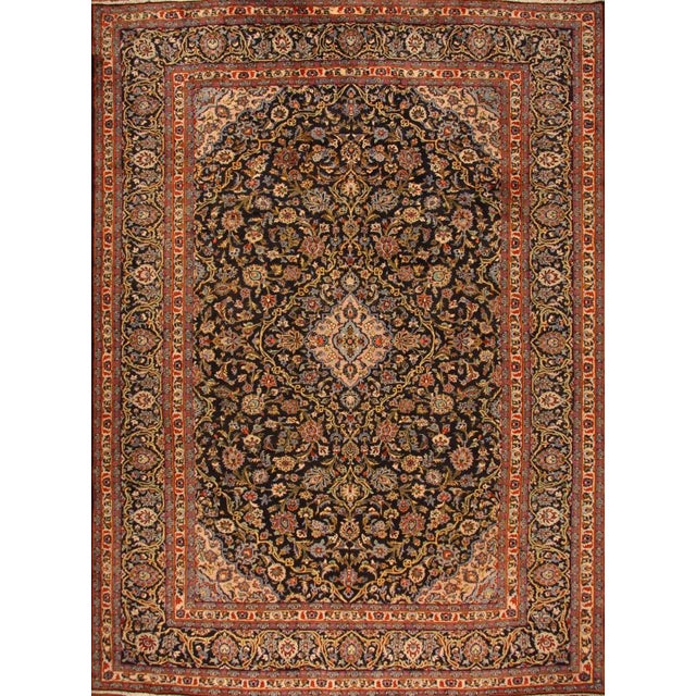 Middle Eastern Hand-Knotted Rug For Sale - Image 11 of 11