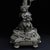 Metal Pair of Large Vintage French Rococo Style Bronze Cherub Candelabras For Sale - Image 7 of 10