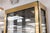 Mid-Century Modern Vintage Mastercraft Brass and Glass Light Up Mirrored Etagere Shelving Unit For Sale - Image 3 of 7