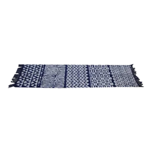 Blue & White Five Panel Table Runner