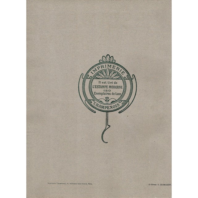 Paul-Albert Laurens, Le Bain des Nymphes, 1898, Lithograph on Paper For Sale - Image 10 of 11