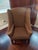 Upholstered Wingback chairs are in excellent condition. Comfortable living room or sitting room chairs with matching...