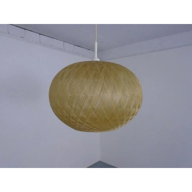 1960s Spun Fiberglass Pendant Lamp, Germany, 1960s For Sale - Image 5 of 18