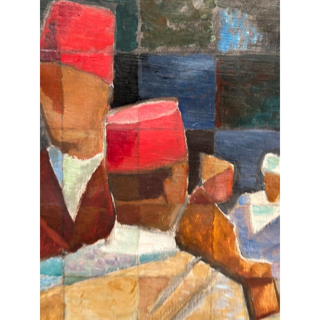 Olle Von Schewen, På gatan i Tetuan, Oil on Canvas For Sale - Image 4 of 18