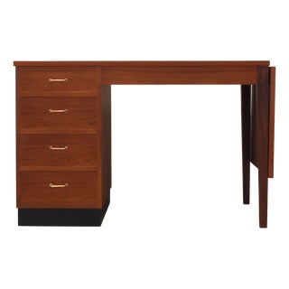 Vintage Danish Teak Desk, 1970s For Sale