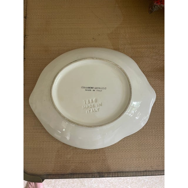 Italian Painted Ceramic Lemon Bowl For Sale - Image 4 of 4