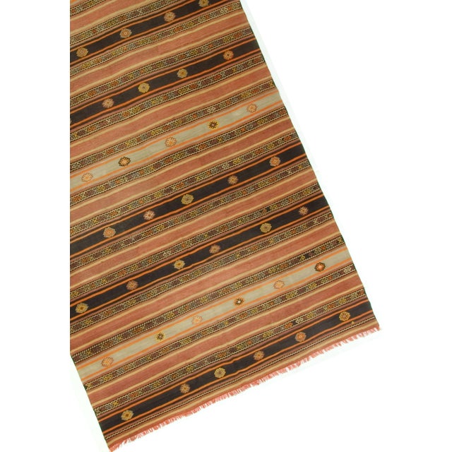 Vintage Turkish Handwoven Kilim, 6'3 X 11'7 For Sale - Image 4 of 8