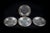 Art Deco Ocean Liner Normandie Presentation Plates in Silver-Plated Metal with Ondulations Pattern by Luc Lanel for Christofle, France, 1933 For Sale - Image 3 of 8