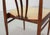 Scandinavian Wood Spindle Back Dining Chairs with Caramel Leatherette Upholstery, 1970s, Set of 4 For Sale - Image 4 of 16