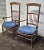 Wood Pair 19th Century French Provincial Beechwood and Fruitwood & Rush Seat High-Back Armchairs For Sale - Image 7 of 12