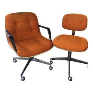 Vintage Steelcase Office Chairs - A Pair For Sale