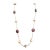South Sea Pearl Sapphire Ruby 14 Karat Necklace Italy Certified For Sale