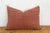 Copper Terracotta Bow-Tie Lumbar Moroccan Silk Pillow For Sale - Image 8 of 9