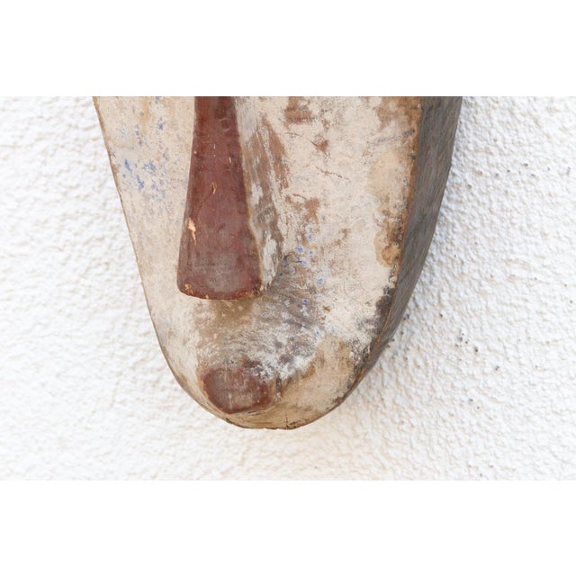 Painted African Savannah Mask For Sale In Los Angeles - Image 6 of 10