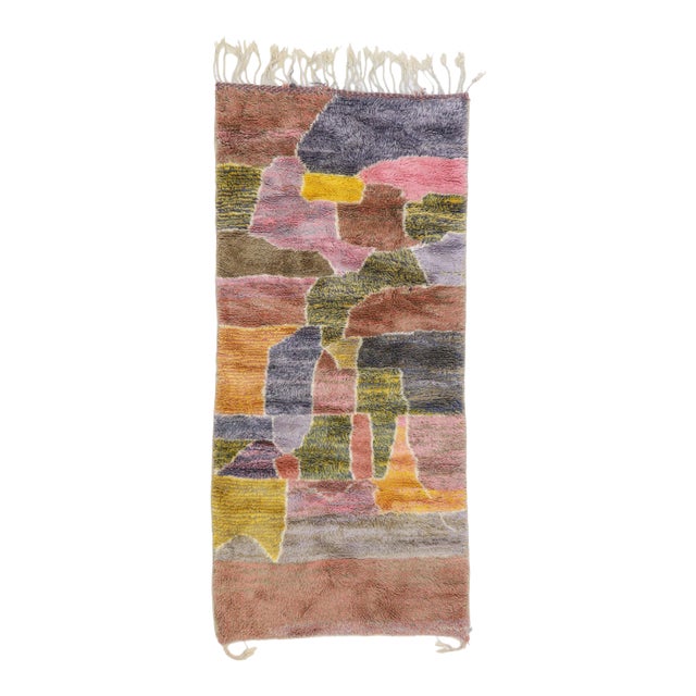 Soft Earthy Berber Moroccan Rug - 03'03 X 06'11 For Sale