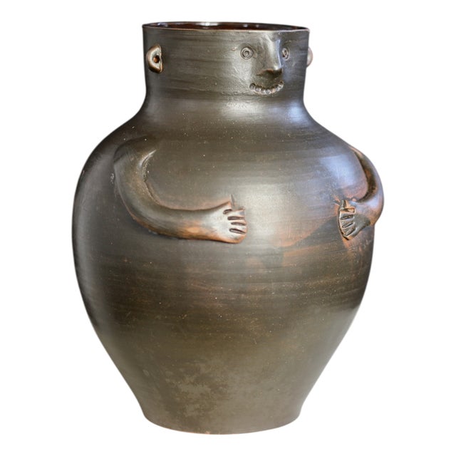 Ceramic Anthropomorphic Vase, 1970s For Sale