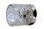 Faceted Glass Bottle with Silver Lid For Sale - Image 9 of 9