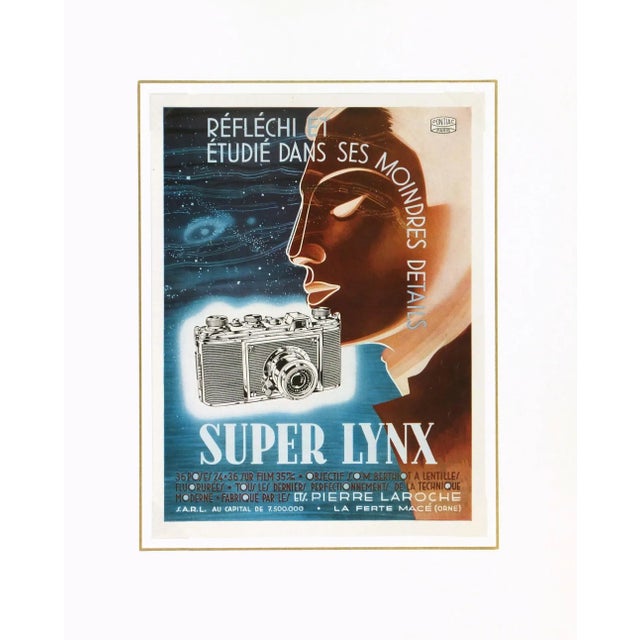 Consigned "Super Lynx" Lithograph C. 1940 For Sale - Image 4 of 5