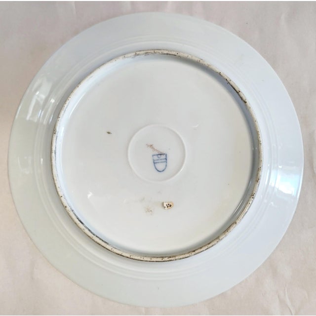 Pair Antique Austrian Royal Vienna Porcelain Portrait Plates For Sale - Image 11 of 12