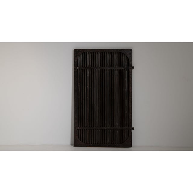 Early 20th Century Czech Republic Black Iron Door For Sale - Image 15 of 17
