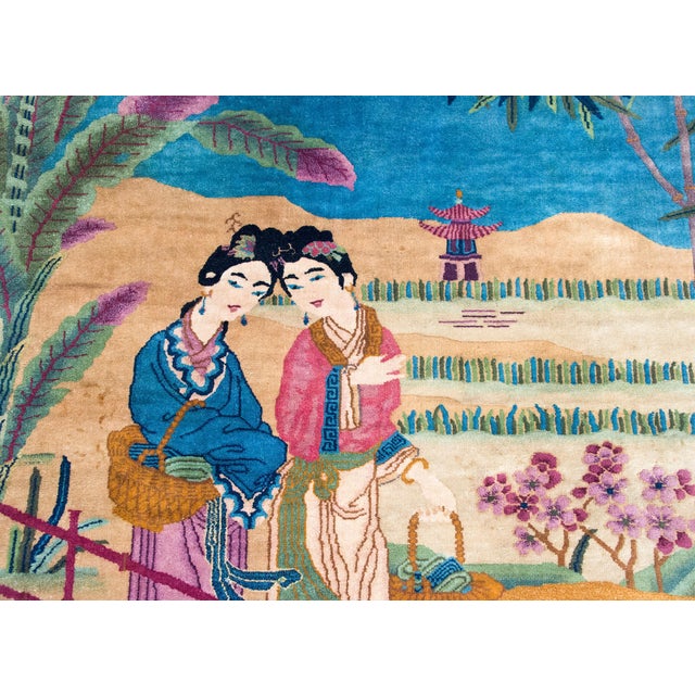 Early 20th Century Chinese Art Deco Rug For Sale - Image 11 of 15