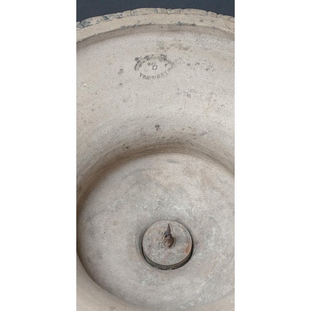 Large English Campana Garden Urn or Planter Pot on Square Plinth Base For Sale - Image 12 of 13