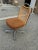 Daystrom Daystrom Furniture Mid Century Chrome and Wicker Swivel Vanity/Desk Chair For Sale - Image 4 of 12