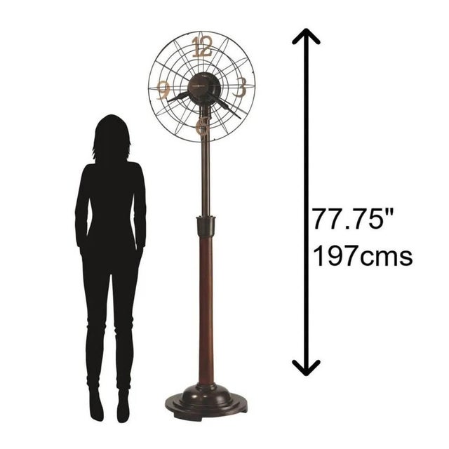 Metal Howard Miller Floor Phan Grandfather Clock 615096 For Sale - Image 7 of 7