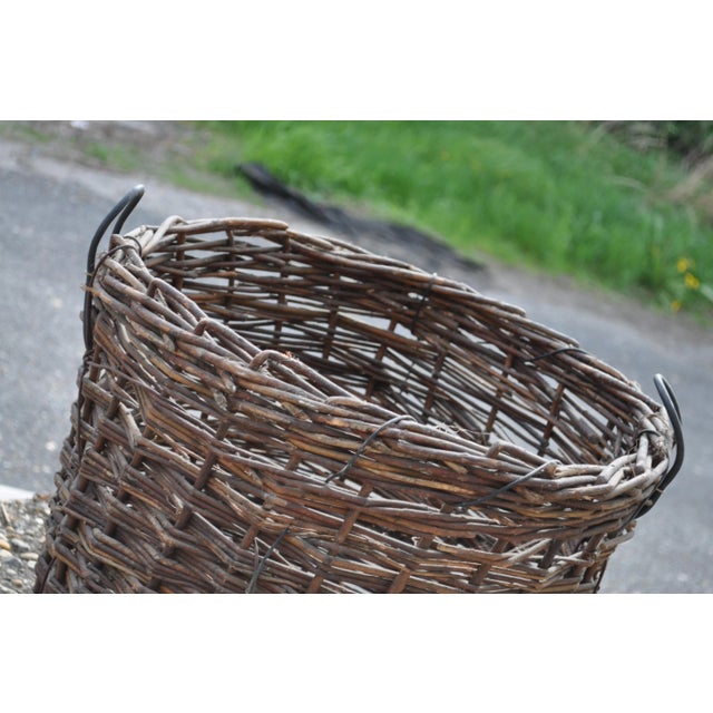 1940s Vintage Basket from Hungary, 1950s For Sale - Image 5 of 6