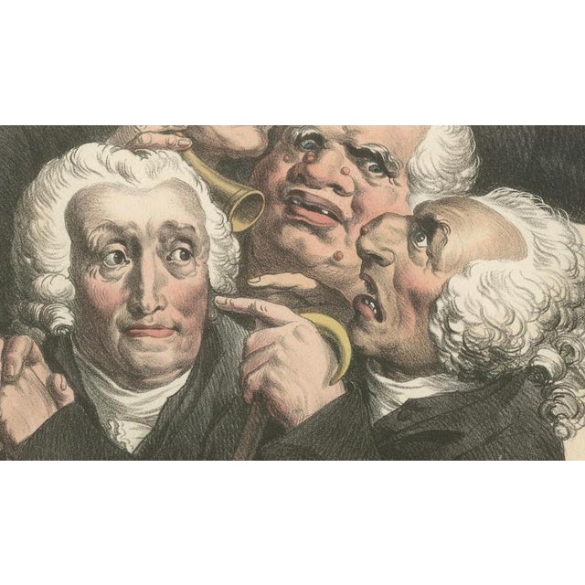 Louis-Léopold Boilly, Grimaces Plate, 1823, Lithograph For Sale - Image 6 of 9