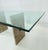 Vintage Marble & Glass Dining Table, Italy 1980s. For Sale In Los Angeles - Image 6 of 12