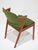 Brown Model 42 Dining Chairs in Teak and Green Fabric by Kai Kristiansen for Schou Andersen, Denmark, 1960s, Set of 6 For Sale - Image 8 of 15