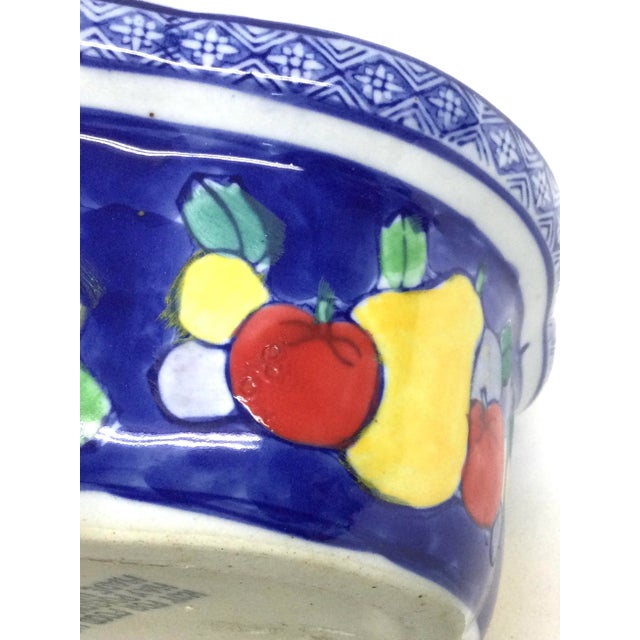 Vintage Ceramic Fruit Bowl or Planter For Sale In Portland, ME - Image 6 of 11