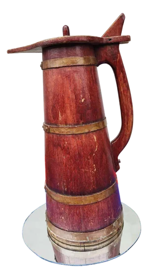 Pre-War Wooden Jug, 1890s