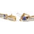 This stunning 14K yellow gold bracelet is the perfect addition to your jewelry collection. It features 12 gorgeous...