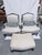 French Custom French Bergère Lounge Chairs With Ottoman For Sale - Image 3 of 12