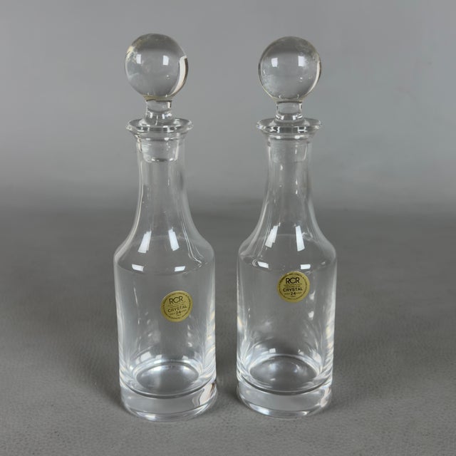 800 Silver and Crystal Oil and Condiment Cruet Set from Calegaro, 1970s For Sale - Image 6 of 18