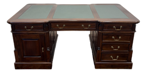 English Partner Desk in Teak