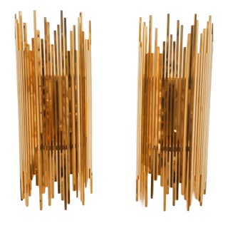 Vintage Wall Light in Brass, 1960s For Sale