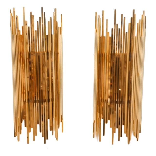 Vintage Wall Light in Brass, 1960s For Sale