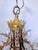 Vintage Brass Empire Style Chandelier For Sale In New York - Image 6 of 11