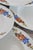 Earthenware Dessert Plates with Polychrome Floral Patterns from Royal Sphinx, Maastricht, Belgium, Set of 6 For Sale - Image 11 of 12