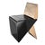 Metal "L'amore Dell'anima" Chair With Bronze and Woven Leather For Sale - Image 7 of 8