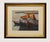 Ships is an original painting realized by Bruno Croatto in 1938. Signed and datet by the Artist at bottom left. Includes a...