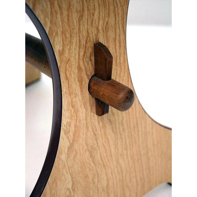 Brown Set of Italian Laminate Chairs, 1960s For Sale - Image 8 of 10