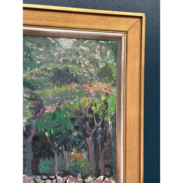 Lars Florén, Stenmuren, from Grönet, Brantevik, 1960s, Oil on Canvas, Framed For Sale - Image 6 of 16