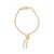 A luminous whisper of gratitude and everyday elegance, this yellow gold–toned treasure wraps the wrist like a love note....