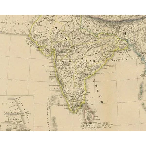 Cartography of the Indian Subcontinent, 1880s For Sale - Image 6 of 7
