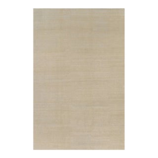 Rug & Kilim’s Oversized Contemporary Textural Solid Rug in Beige Tones - 11x17 For Sale