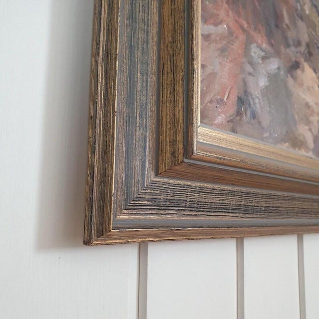 Textile 1971 Mid Century Swedish Expressionist Landscape "Tidig Vårdag" by Gunnar Svensson For Sale - Image 7 of 18